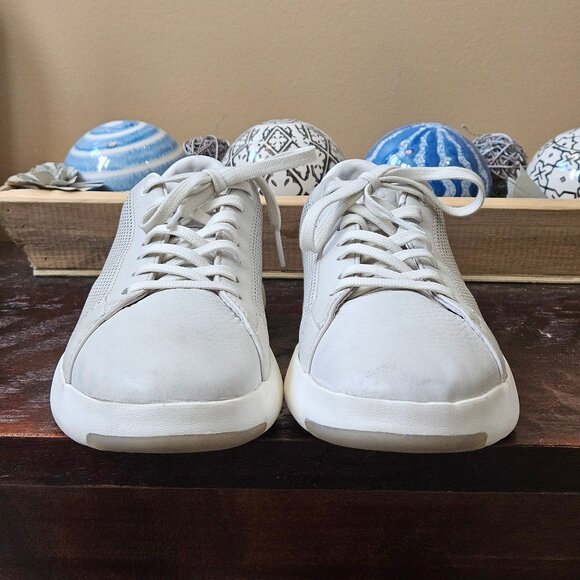 Cole Haan Men's GrandPro Leather Sneakers, Lt Gray, Sz 10 - Picture 4 of 16